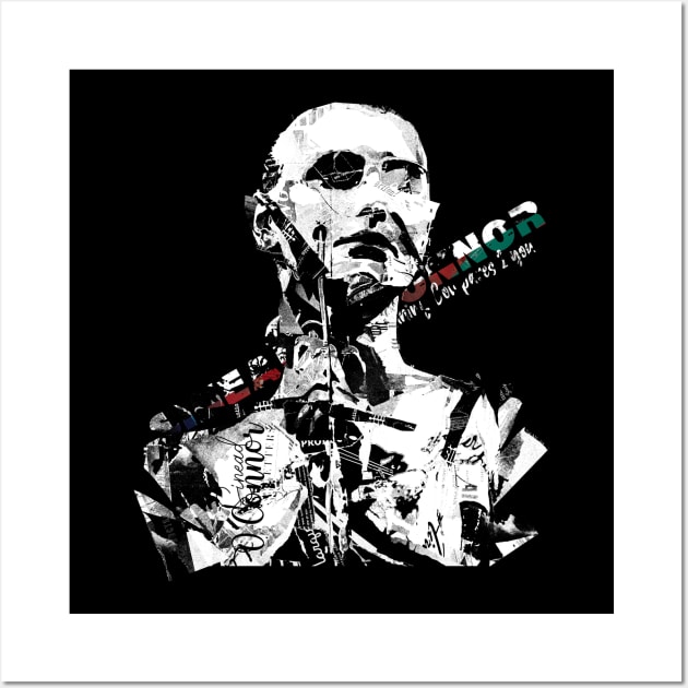 Sinead O'Connor - Newspaper Collage Wall Art by HelloDisco